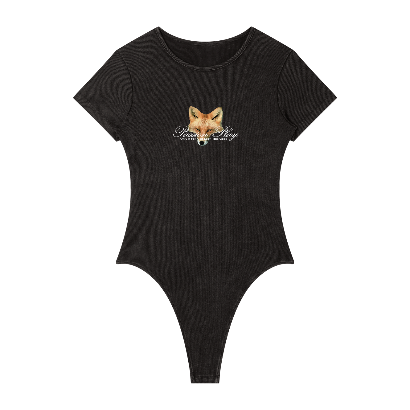 Passion Play Fox Script Logo Bodysuit