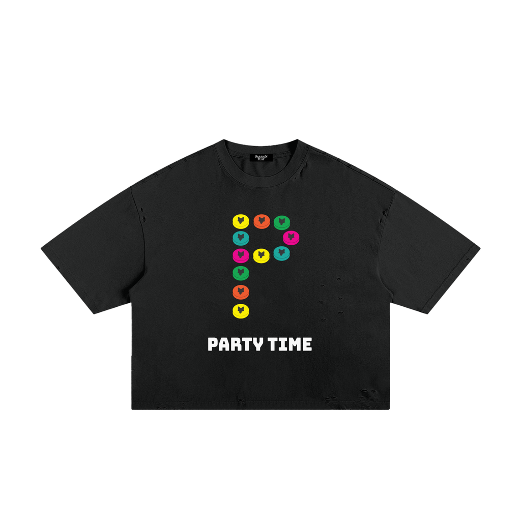 MENS Passion Play "PARTY TIME" Boxy Tee