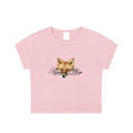Passion Play Fox Script Logo Crop Top