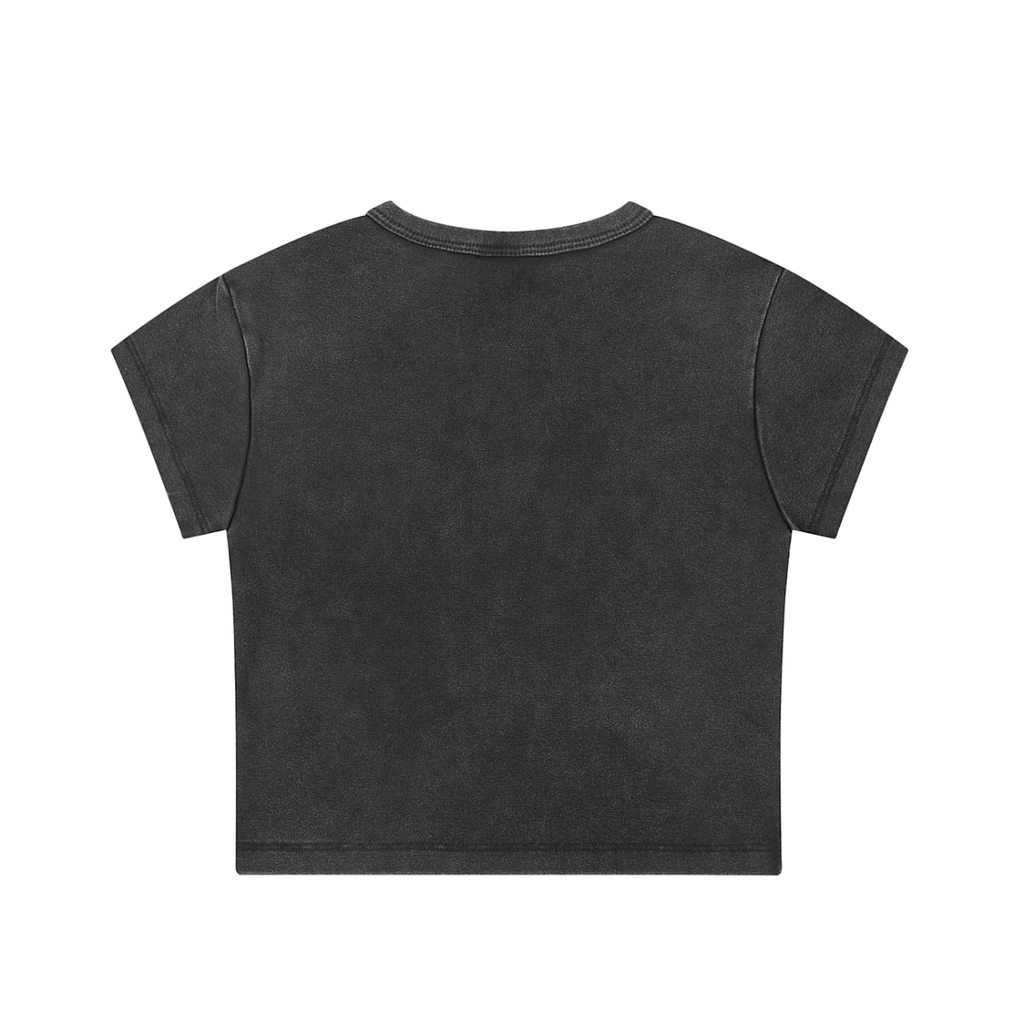 Passion Play Fox Script Logo Crop Top