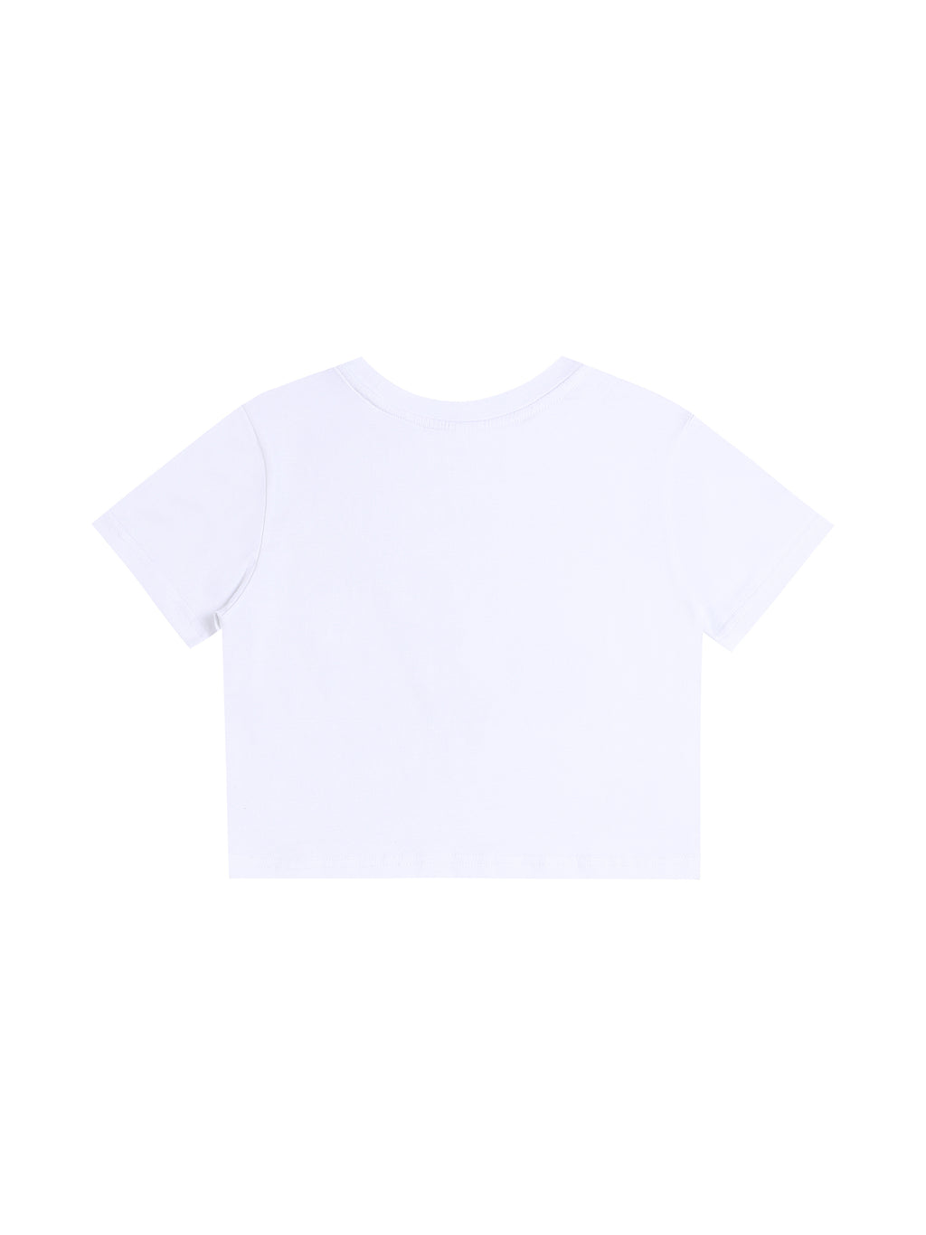Passion Play Fox Script Logo Fitted Crop T-Shirt